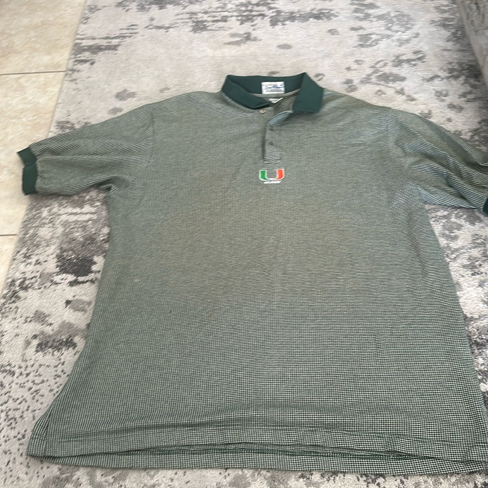 Vintage Miami Hurricanes men’s polo